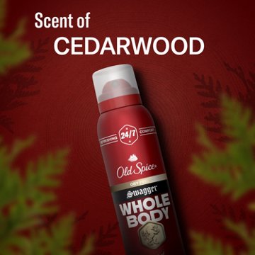 Old Spice Whole Body Deodorant for Men, Swagger, Aluminum Free Spray for 24/7 Freshness