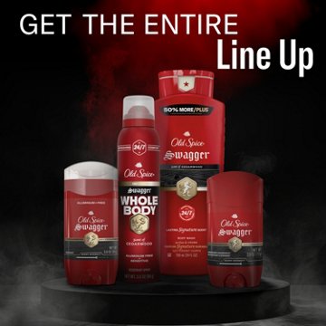 Old Spice Whole Body Deodorant for Men, Swagger, Aluminum Free Spray for 24/7 Freshness