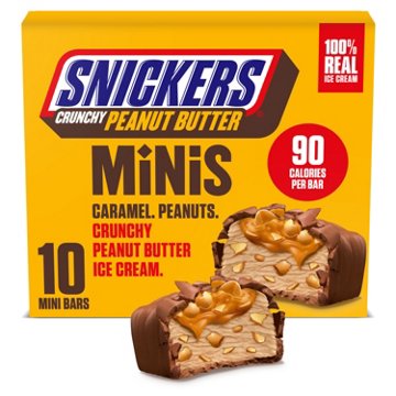 Snickers Minis Crunchy Peanut Butter Ice Cream Bars