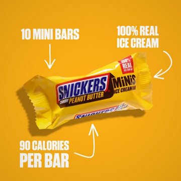 Snickers Minis Crunchy Peanut Butter Ice Cream Bars