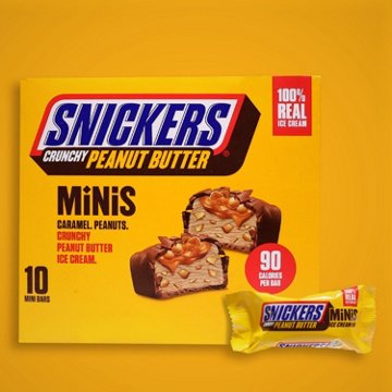 Snickers Minis Crunchy Peanut Butter Ice Cream Bars