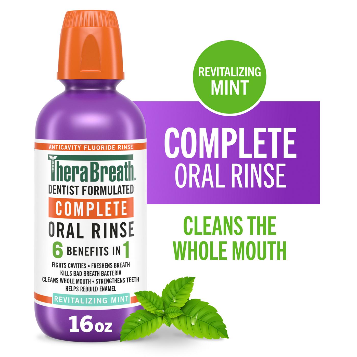 TheraBreath Complete Oral Rinse - Revitalizing Mint; image 2 of 10