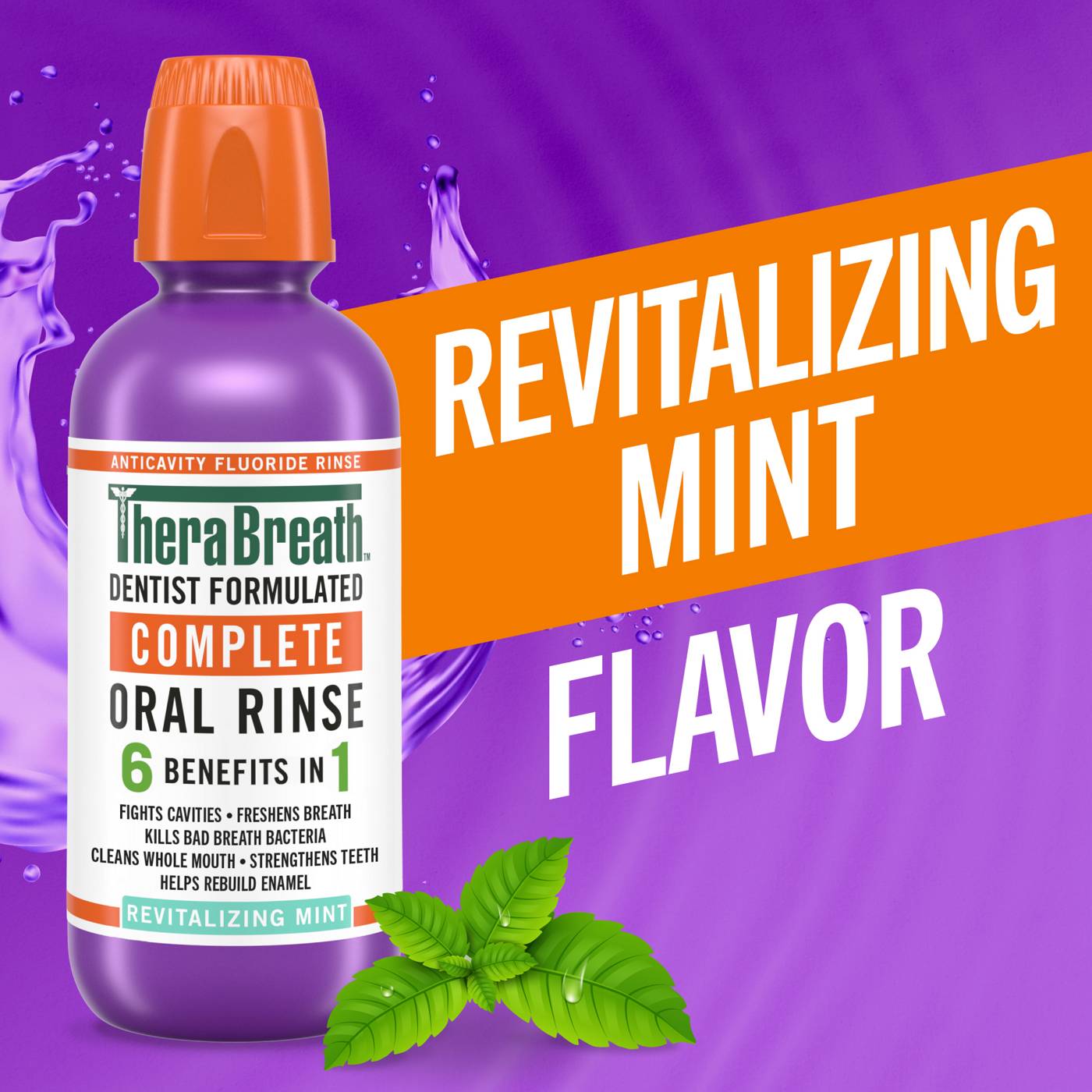 TheraBreath Complete Oral Rinse - Revitalizing Mint; image 10 of 10