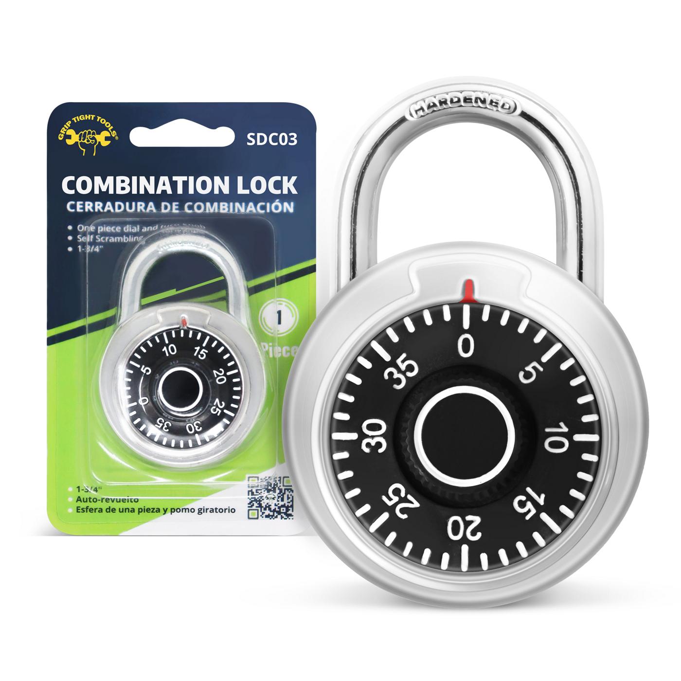 Grip Tight Tools Combination Padlock; image 2 of 6