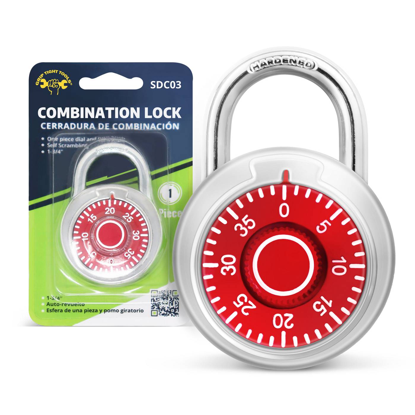 Grip Tight Tools Combination Padlock; image 3 of 6