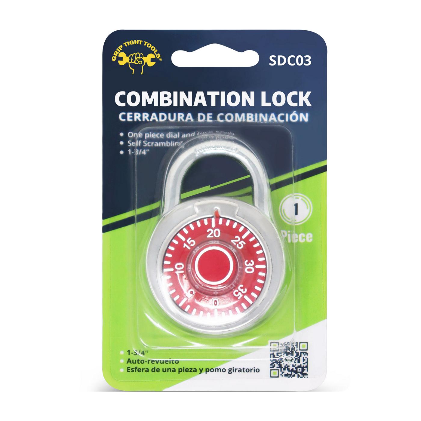 Grip Tight Tools Combination Padlock; image 4 of 6