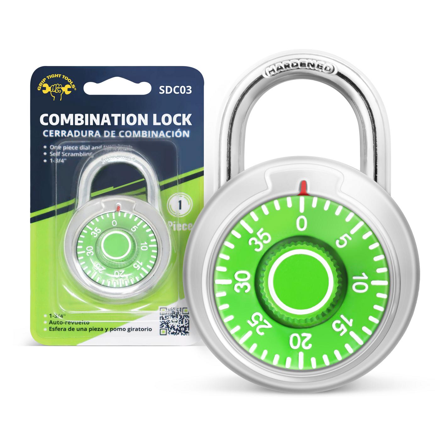 Grip Tight Tools Combination Padlock; image 6 of 6