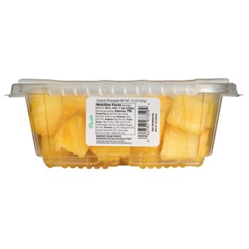 Fresh From Texas Organic Pineapple Chunks, 15 oz