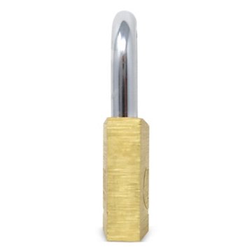 Premier Lock Solid Brass Lock with 2 Keys, 1.75''