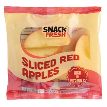 Snack Fresh Sliced Red Apples, 2 oz