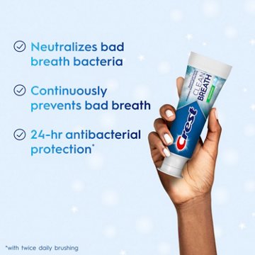 Crest Clean Breath Toothpaste - Peppermint