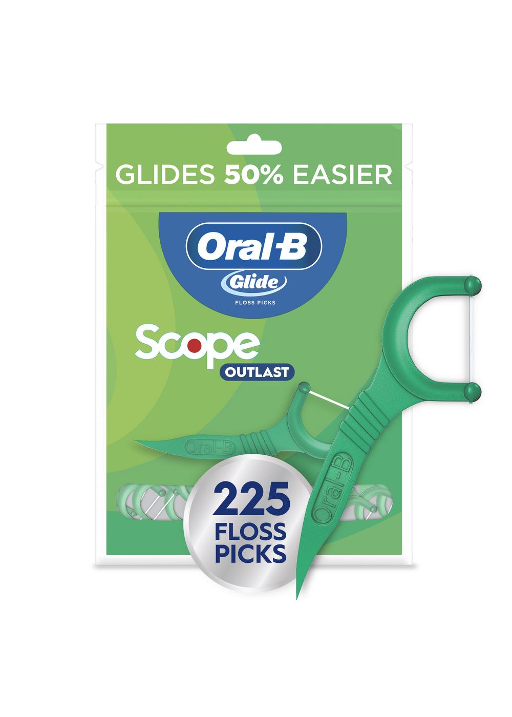 Oral-B Glide Floss Picks - Scope Outlast Mint Flavor; image 1 of 3