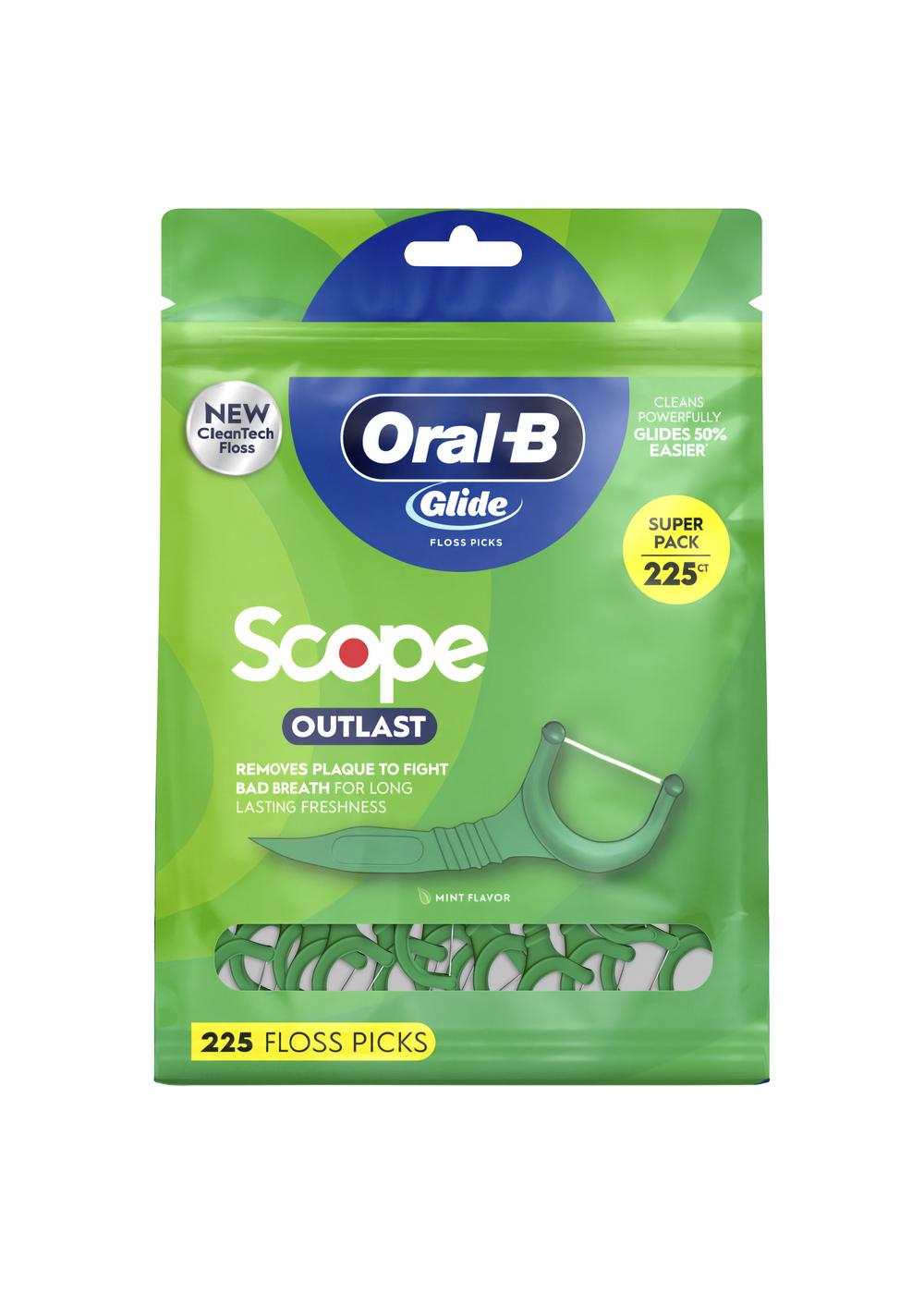Oral-B Glide Floss Picks - Scope Outlast Mint Flavor; image 2 of 3
