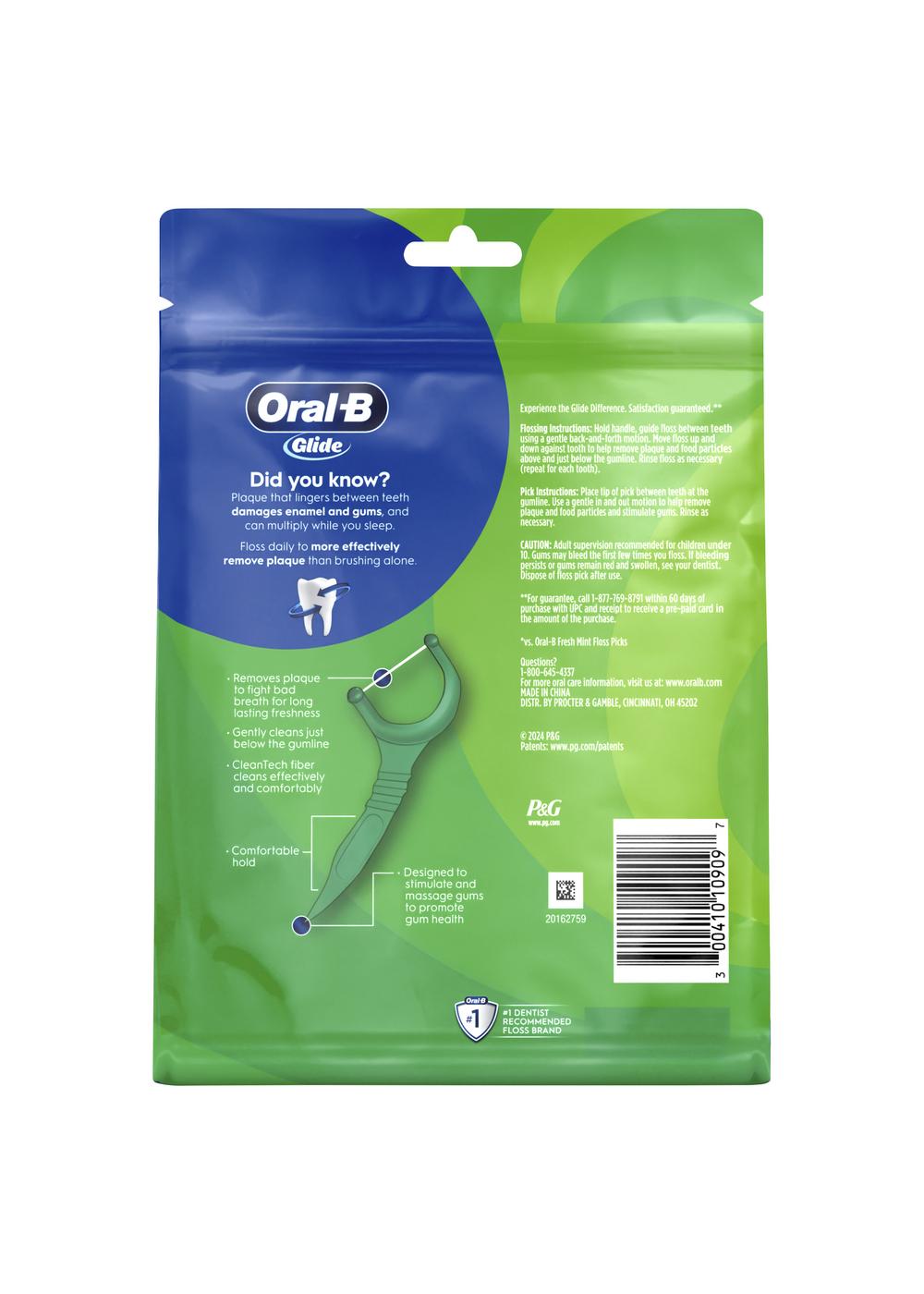 Oral-B Glide Floss Picks - Scope Outlast Mint Flavor; image 3 of 3