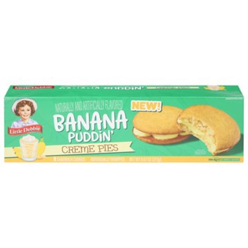 Little Debbie Banana Puddin' Creme Pies, 8 ct