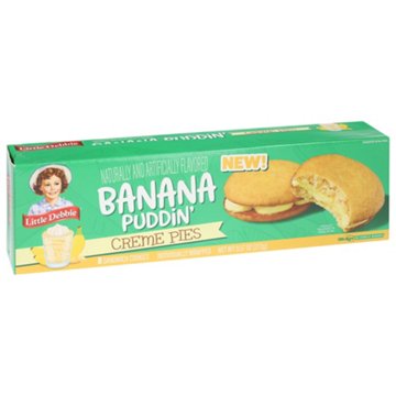 Little Debbie Banana Puddin' Creme Pies, 8 ct