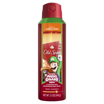 Old Spice Limited Edition Super Mario Bros Dry Spray Deodorant