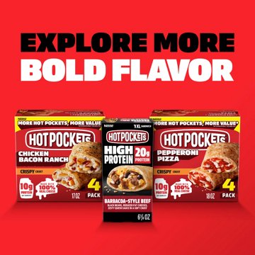 Hot Pockets Chipotle Chicken 20g Protein Frozen XL Sandwich