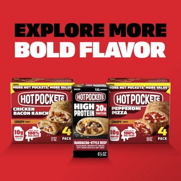 Hot Pockets Chipotle Chicken 20g Protein Frozen XL Sandwich