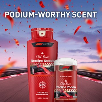 Old Spice Limited Edition F1 Aluminum Free Deodorant Solid - Redline Rodeo