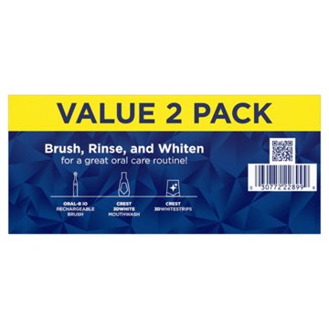 Crest 3D White Advanced Sensitivity Relief Toothpaste - Soft Mint, 3.3 oz Tubes