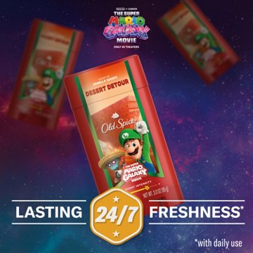 Old Spice Limited Edition Super Mario Galaxy Aluminum Free Deodorant Solid - Desert Detour