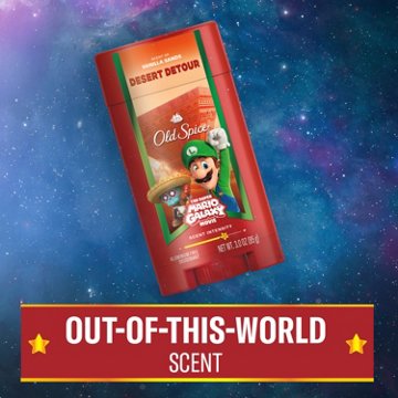 Old Spice Limited Edition Super Mario Galaxy Aluminum Free Deodorant Solid - Desert Detour