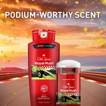 Old Spice Limited Edition F1 Aluminum Free Deodorant Solid - Royal Rush