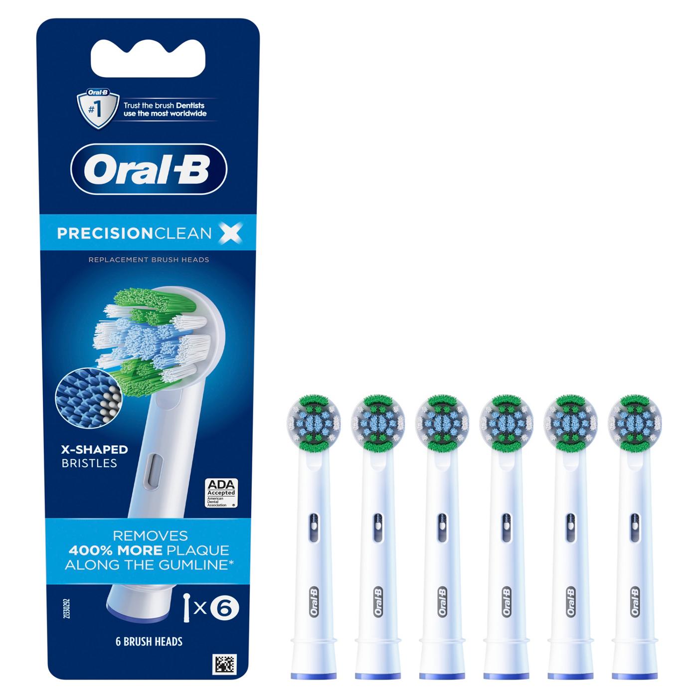 Oral-B PrecisionCleanX X-Filament Replacement Brush Heads, 4 Count; image 4 of 10