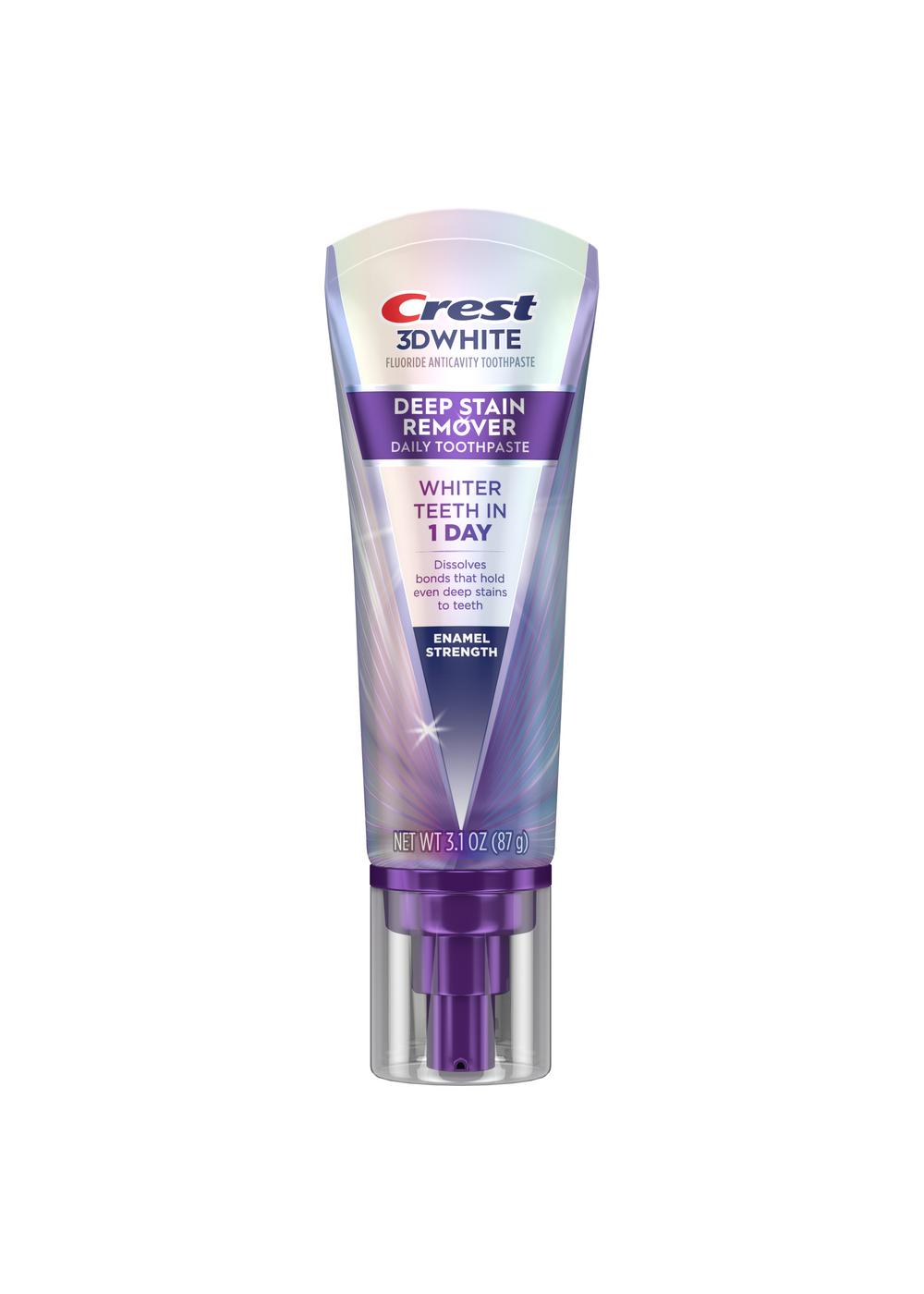 Crest 3D White Deep Stain Remover Toothpaste; image 1 of 4