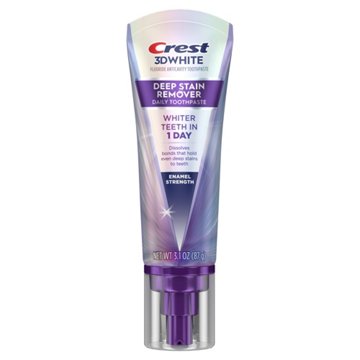 Crest 3D White Deep Stain Remover Toothpaste, 3.1 oz