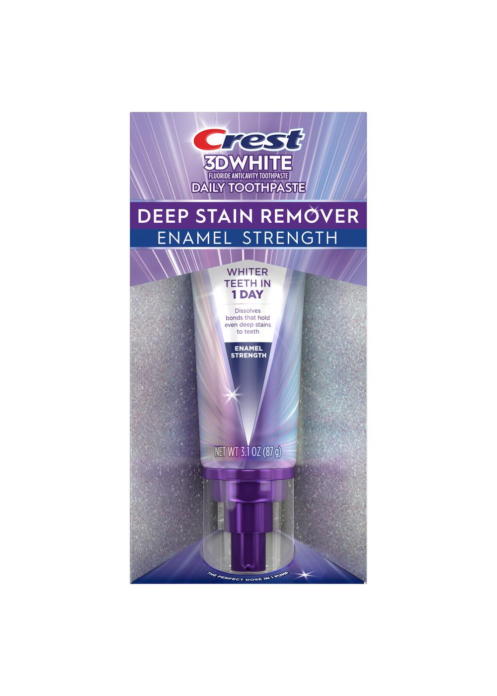 Crest 3D White Deep Stain Remover Toothpaste; image 3 of 4