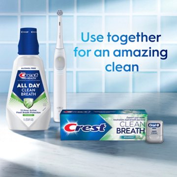 Crest Clean Breath Toothpaste - Spearmint