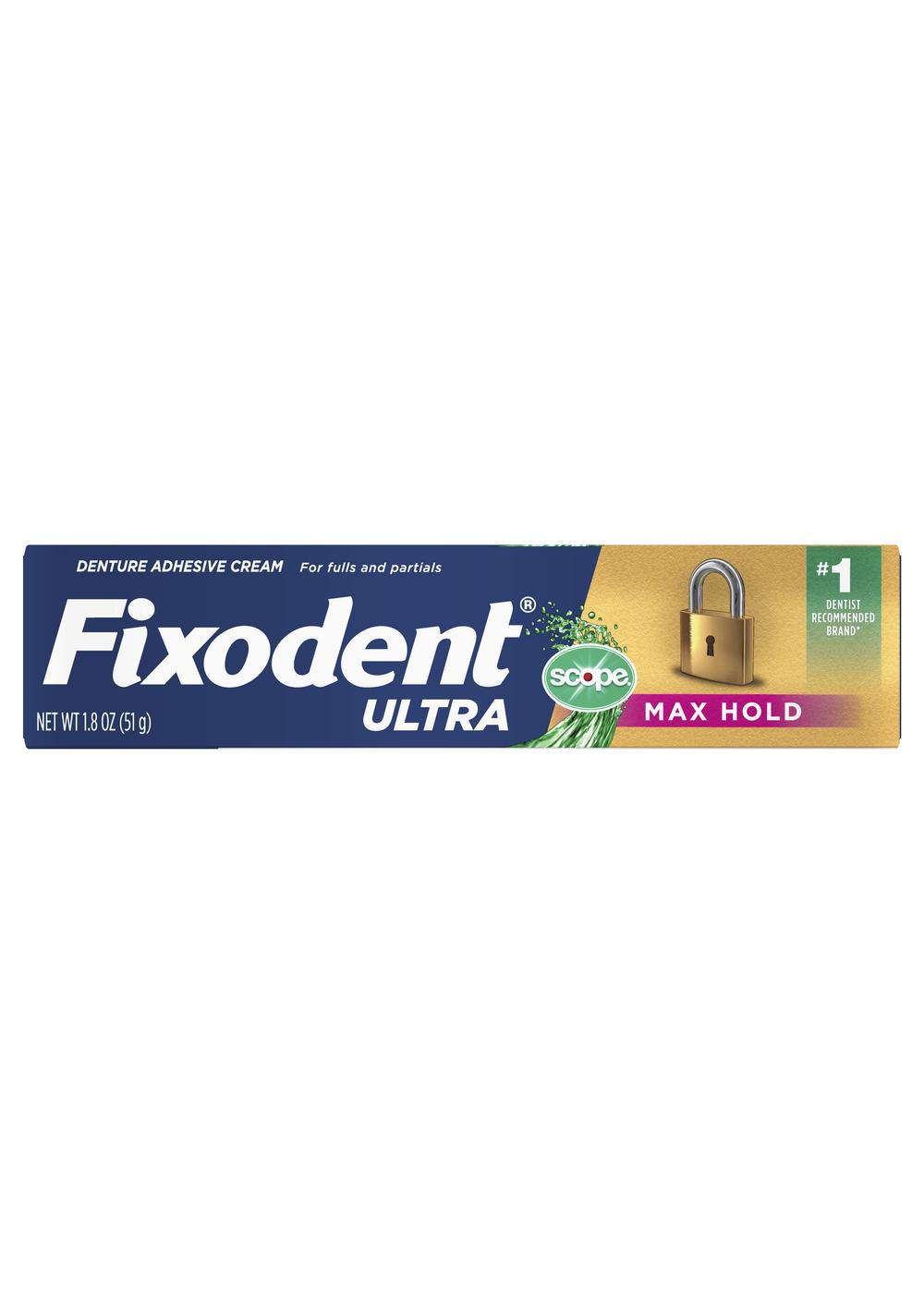 Fixodent Ultra Scope Max Hold; image 1 of 3