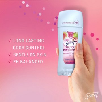 Secret 72 Hr Invisible Solid Antiperspirant Deodorant - Berry Passionate