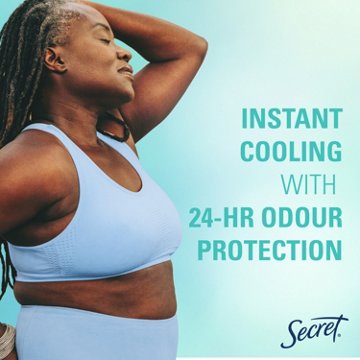 Secret 24 hr Aluminum Free Whole Body Cooling Deodorant Mist - Invigorating Mint