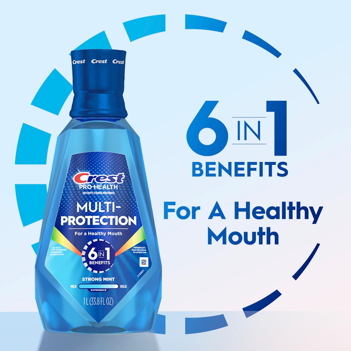 Crest Pro-Health Multi-Protection Mouthwash -  Strong Mint; image 2 of 10