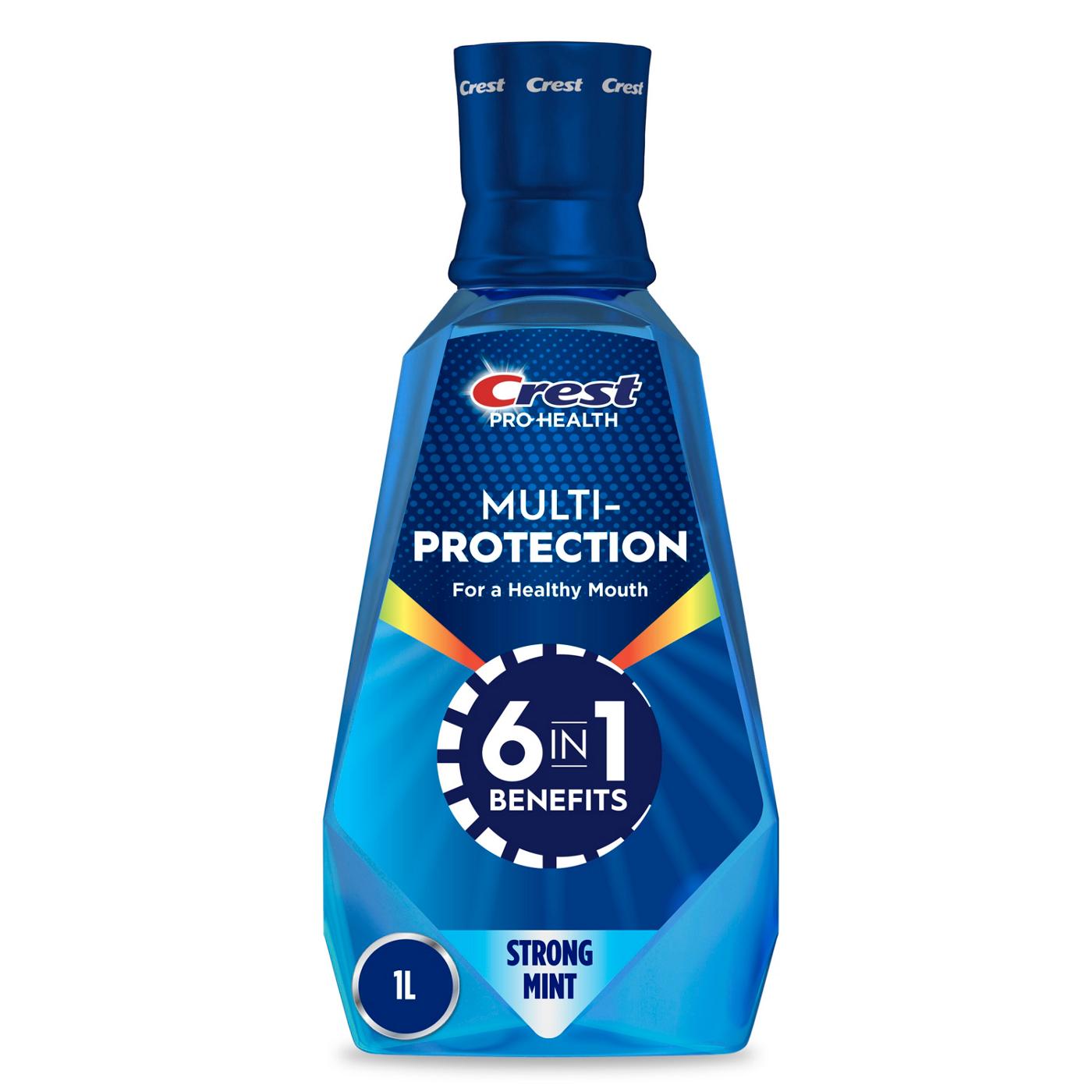 Crest Pro-Health Multi-Protection Mouthwash -  Strong Mint; image 1 of 10