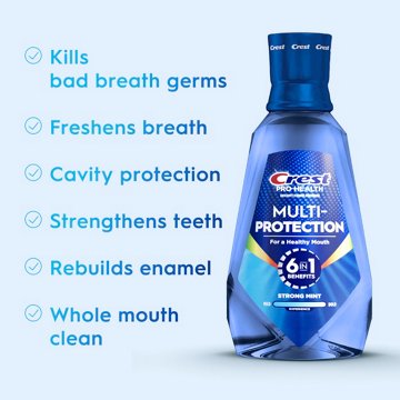 Crest Pro-Health Multi-Protection Mouthwash - Strong Mint