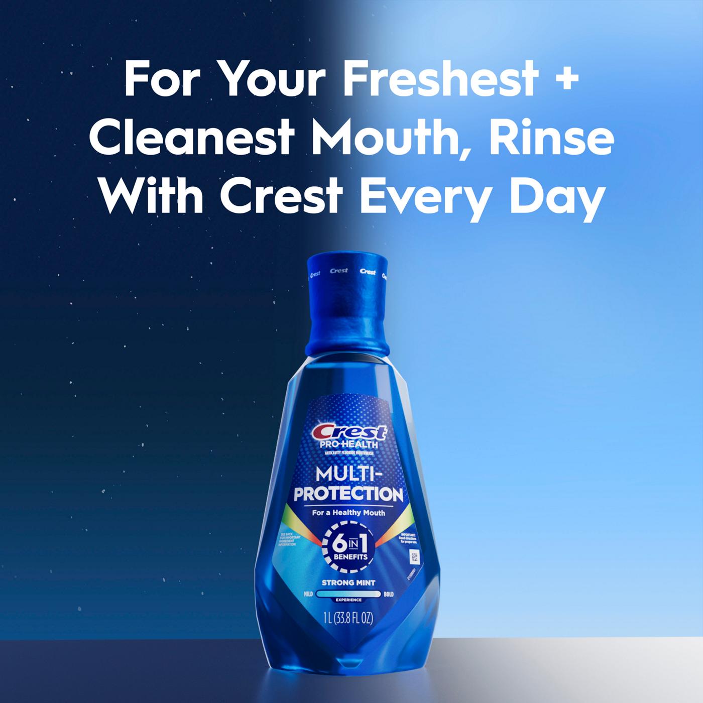 Crest Pro-Health Multi-Protection Mouthwash -  Strong Mint; image 6 of 10