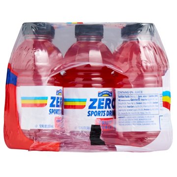 Hill Country Fare Zero Fruit Punch Sports Drink 12 pk Bottles, 12 oz