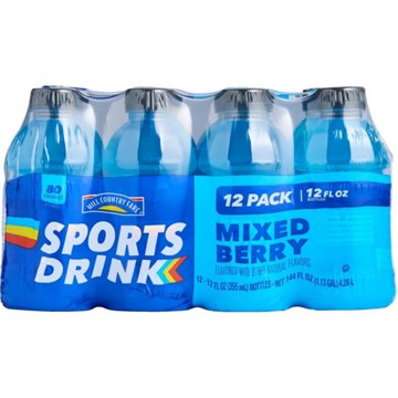 Hill Country Fare Mixed Berry Sports Drink 12 pk Bottles