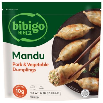 bibigo Mandu Pork & Vegetable Dumplings, 24 oz