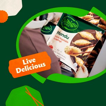 bibigo Mandu Pork & Vegetable Dumplings, 24 oz