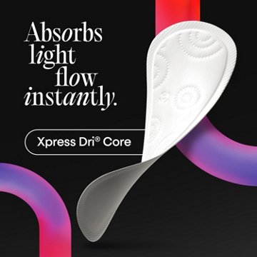 Kotex Absorbent Flat Liners, Extra Coverage