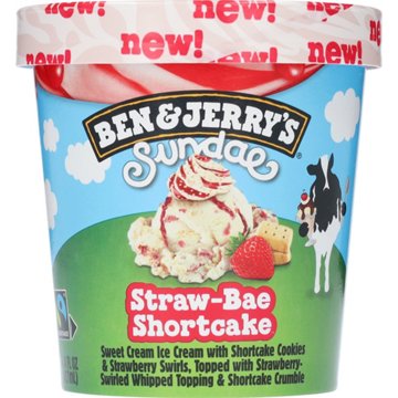 Ben & Jerry's Sundae Straw-Bae Shortcake