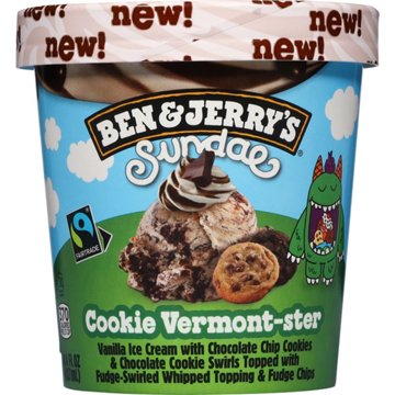 Ben & Jerry's Sundae Cookie Vermont-Ster