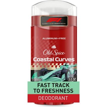 Old Spice Men's Aluminum Free Limited Edition F1 Deodorant Solid - Coastal Curves