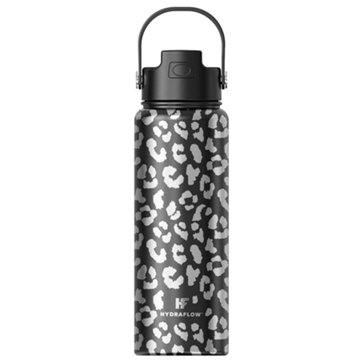 Hydraflow Hybrid Flipstraw Bottle - Cheetah Black, 34 oz
