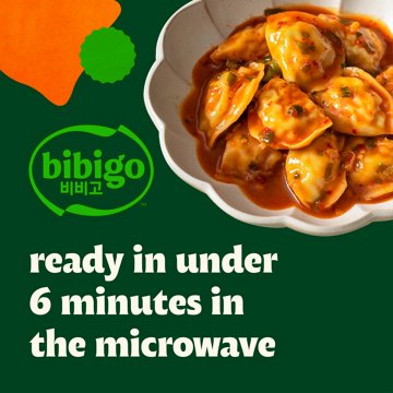 bibigo Frozen Vegetable & Pork Spicy Sauced Dumplings